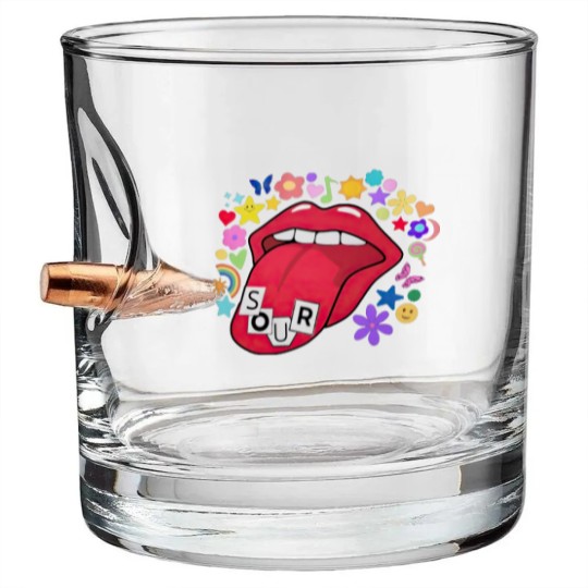 Discover Olivia Rodrigo Sour Tour 2022 Bullet Whiskey Glasses