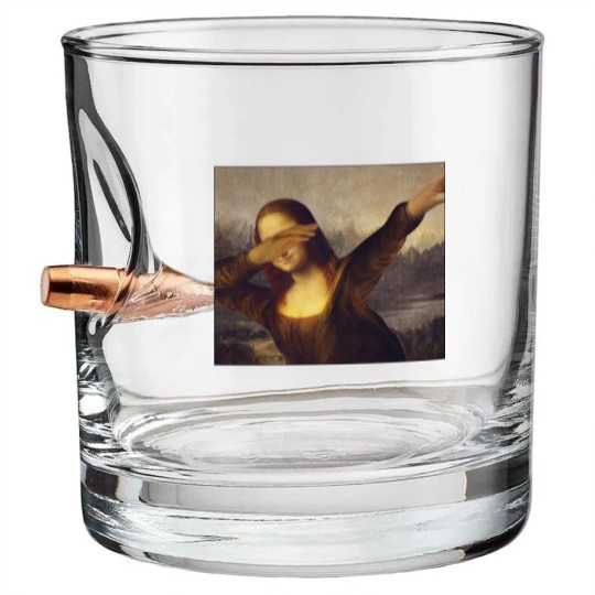 Discover 3196 Mona Lisa Dabbing Bullet Whiskey Glasses