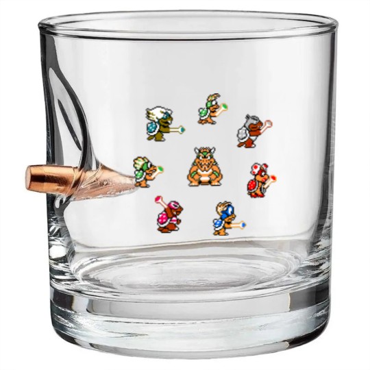 Discover Koopalings Bullet Whiskey Glasses