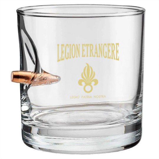 Discover Legion Etrangere Paratrooper French Foreign Legio Bullet Whiskey Glasses