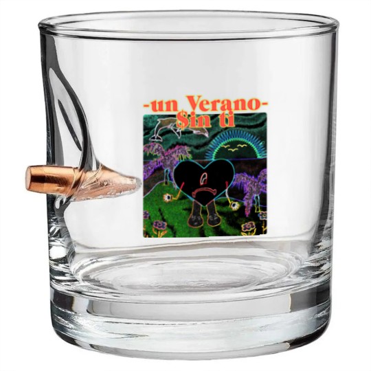 Discover Un Verano Sin Ti Bullet Whiskey Glasses Bad Bunny Hottest Tour 2022