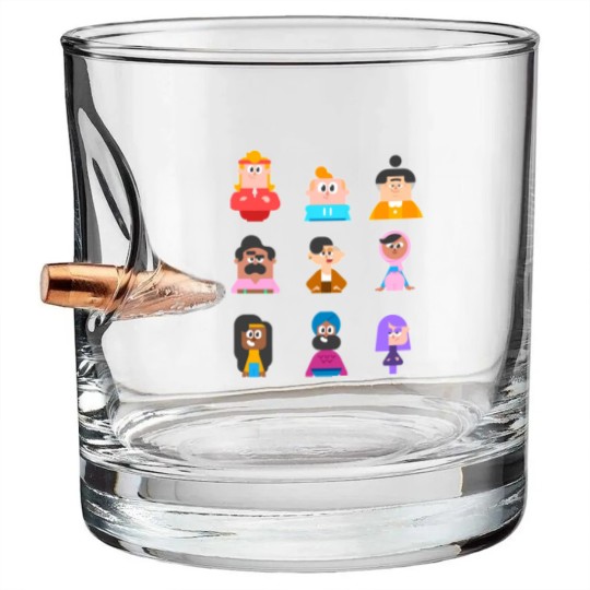 Discover Duolingo Characters   Classic Bullet Whiskey Glasses Bullet Whiskey Glasses