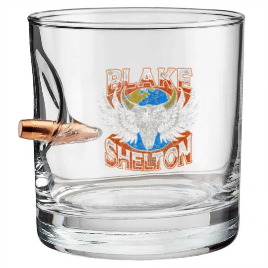 Discover Blake Shelton Back To The Honky Tonk Tour 2023 Bullet Whiskey Glasses