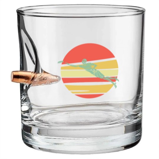 Discover Ultimate Frisbee Bullet Whiskey Glasses