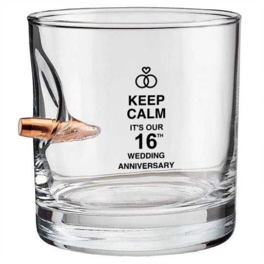 Discover Marriage Mariage Wedding Anniversary 16 Bullet Whiskey Glasses
