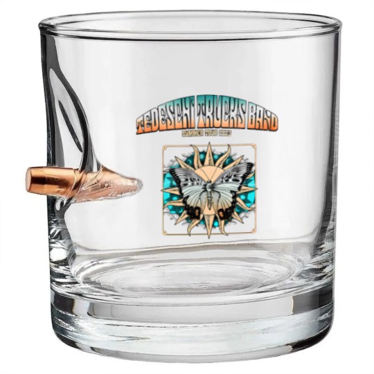 Discover Tedeschi Trucks Band Tour 2 side 2023 Bullet Whiskey Glasses, blues rock music Bullet Whiskey Glasses, Summer Tour 2023 Bullet Whiskey Glasses