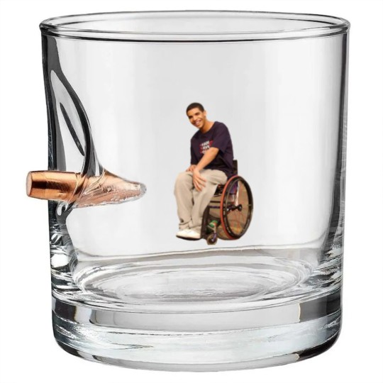 Discover Wheelchair Jimmy Bullet Whiskey Glasses