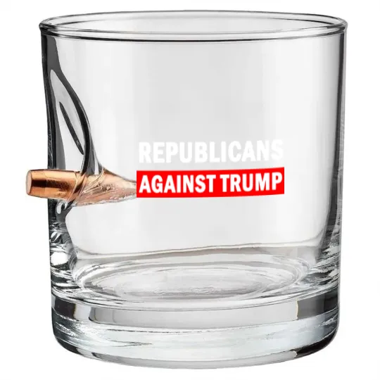 Discover Republicans Against Trump - Republicans Against Trump - Bullet Whiskey Glasses