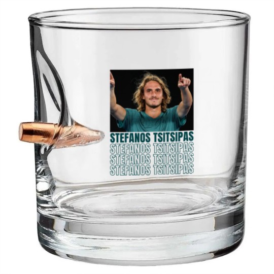 Discover stefanos tsitsipas Classic Bullet Whiskey Glasses