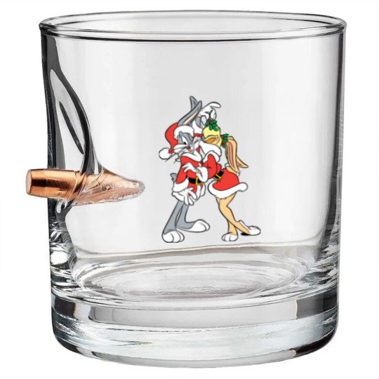 Discover BUGS BUNNY™ and Lola Mistletoe Kiss Bullet Whiskey Glasses