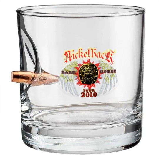 Discover Best rock band Nickelback news logos, Nickelback Logo Tour 2010 Bullet Whiskey Glasses