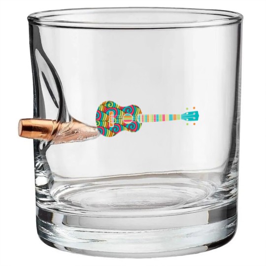 Discover Uke Ukulele Player Gift I Funny Ukulele Bullet Whiskey Glasses
