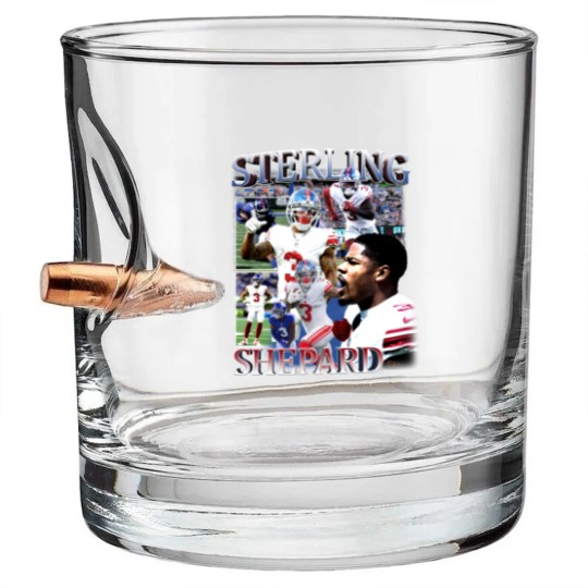 Discover Saquon Barkley Sterling Shepard Bullet Whiskey Glasses