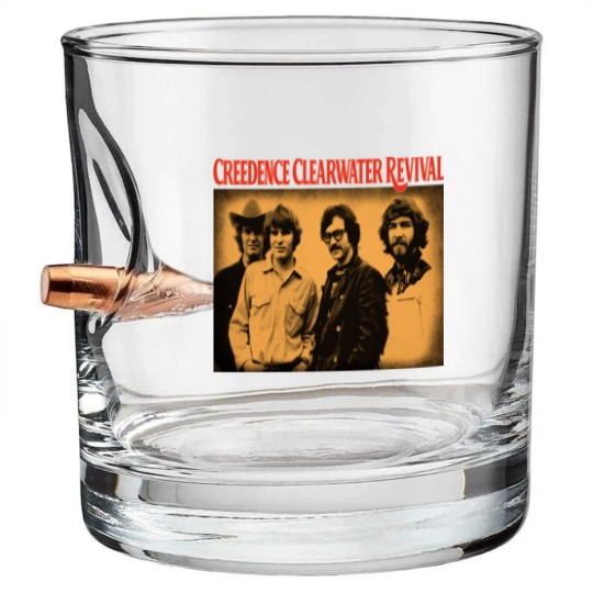 Discover Creedence clearwater revival Vintage Bullet Whiskey Glasses