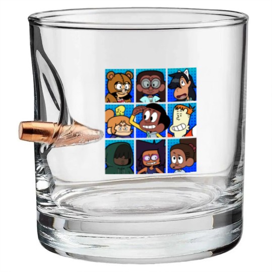 Discover Craig of the Creek Characters Blue Bullet Whiskey Glasses