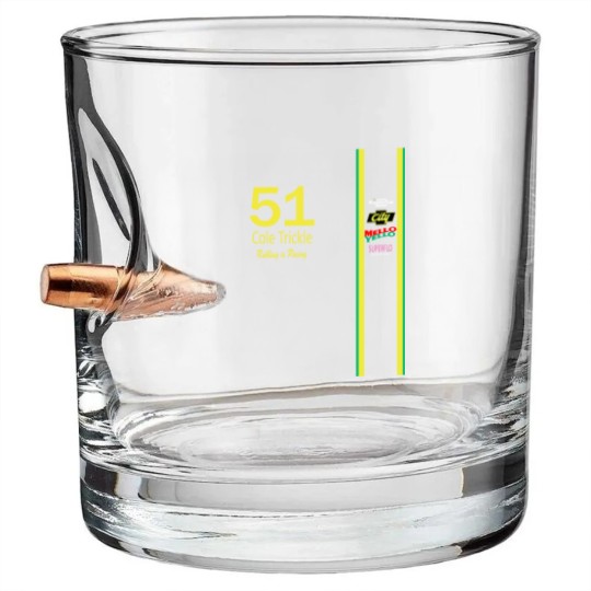 Discover Cole Trickle Days of Thunder Rubbin is racin Bullet Whiskey Glasses
