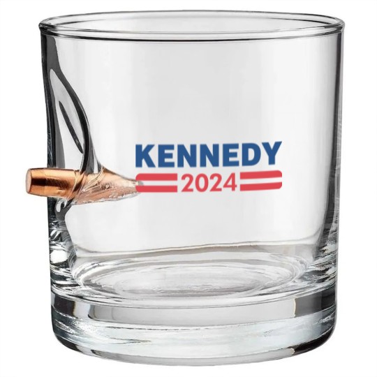 Discover Kennedy 2024 Bullet Whiskey Glasses, RFK JR For President 2024 Merch, RFK 2024 Bullet Whiskey Glasses