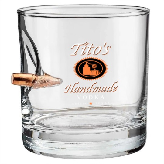 Discover Tito's Handmade Vodka Bullet Whiskey Glasses, Vodka Bullet Whiskey Glasses, Vodka Alcohol Bullet Whiskey Glasses