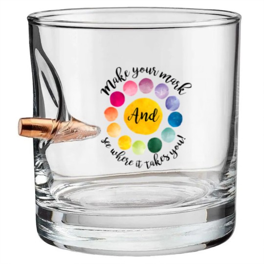 Discover Make Your Mark Happy International Dot Day Bullet Whiskey Glasses