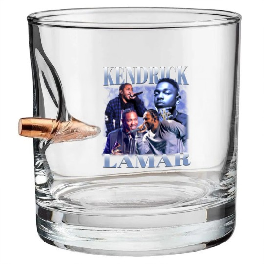 Discover Kendrick Lamar Bullet Whiskey Glasses, Kendrick Lamar Vintage Bullet Whiskey Glasses