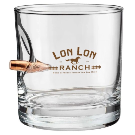 Discover Lon Lon Ranch Logo - Zelda - Bullet Whiskey Glasses