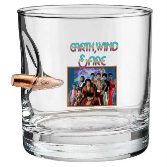 Discover Earth Wind and Fire Vintage Bullet Whiskey Glasses, Earth Wind and Fire Bullet Whiskey Glasses, Earth Wind and Fire 80s Vintage Homage Bullet Whiskey Glasses