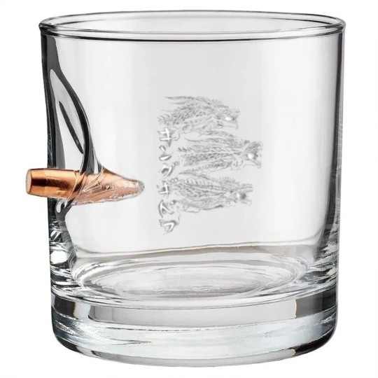 Discover Waterbrushed Dark Three-Headed Villain 2019 - Ghidorah - Bullet Whiskey Glasses