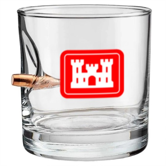 Discover United States Army Corps Of Engineers Dod Patch Bullet Whiskey Glasses