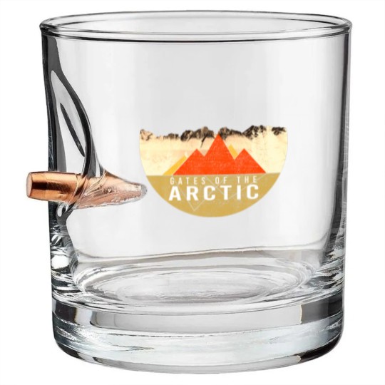 Discover Retro USA Mountain - Gates Of The Arctic National Bullet Whiskey Glasses