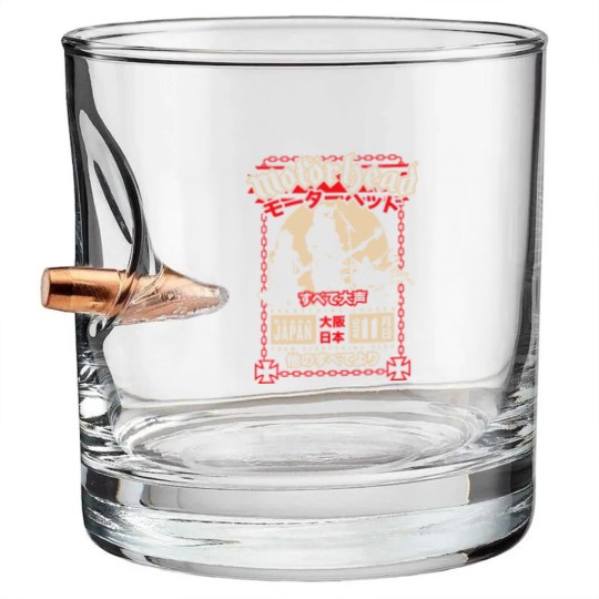 Discover Motorhead Bullet Whiskey Glasses: Loud in Osaka