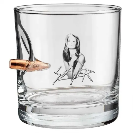 Discover Buffy Slayer Bullet Whiskey Glasses Vintage Style Fan Art Christmas Gift Bullet Whiskey Glasses