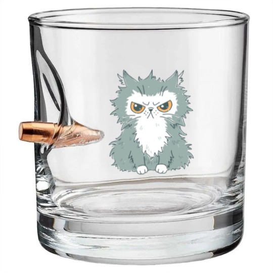 Discover Stay Away Bullet Whiskey Glasses