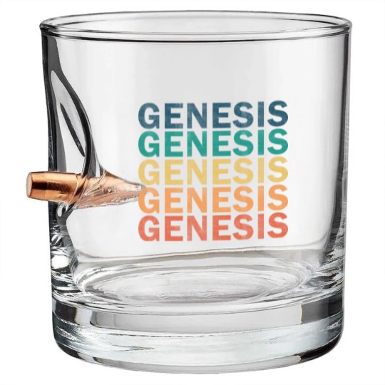 Discover Genesis Name Bullet Whiskey Glasses - Genesis Vintage Retro Name Gift Item Bullet Whiskey Glasses - Genesis - Bullet Whiskey Glasses