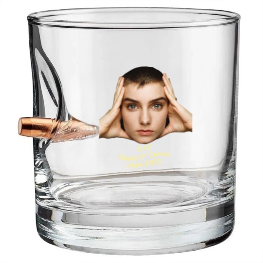 Discover RIP Sinead O'Connor Bullet Whiskey Glasses, Sinead O'Connor Bullet Whiskey Glasses, Feminist Singer Bullet Whiskey Glasses