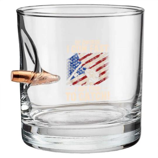 Discover Of Course I Cum Fast I Got Fish To Catch Fishing Bullet Whiskey Glasses