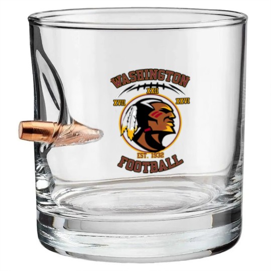 Discover Washington Football Red Classic Bullet Whiskey Glasses Bullet Whiskey Glasses