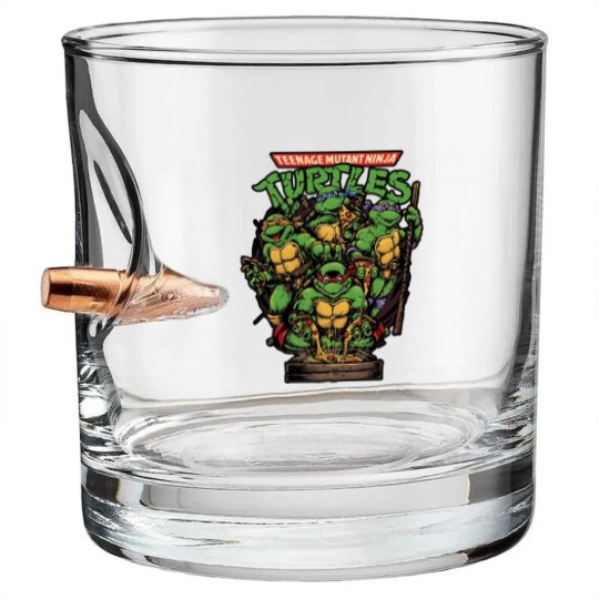 Discover Vintage Ninja Turtle Bullet Whiskey Glasses, Teenage Mutant Ninja