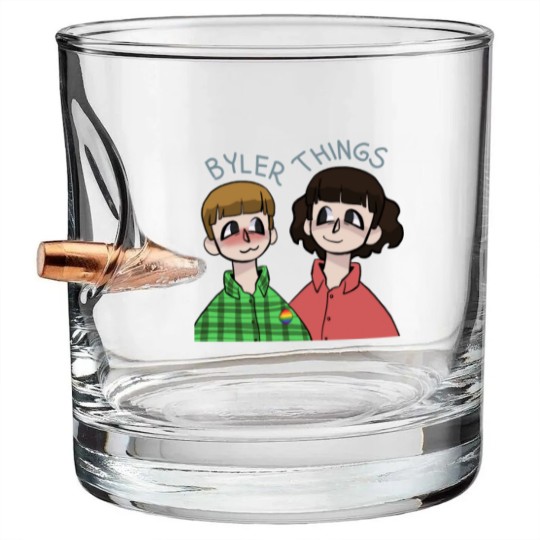 Discover Byler Will And Mike Ship Design Bullet Whiskey Glasses