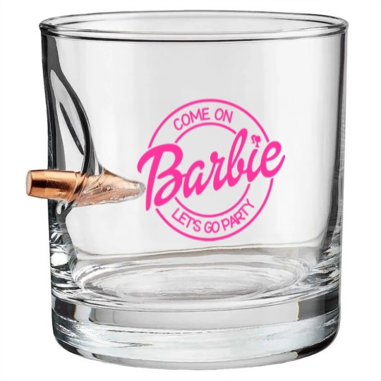 Discover Come On Let's Go Party Bullet Whiskey Glasses, Barbie Girl Bullet Whiskey Glasses, 2023 Barbie Bullet Whiskey Glasses
