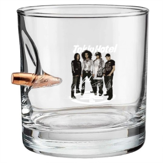 Discover Tokio Hotel Band Music Bullet Whiskey Glasses, Tokio Hotel Concert 2023 Bullet Whiskey Glasses