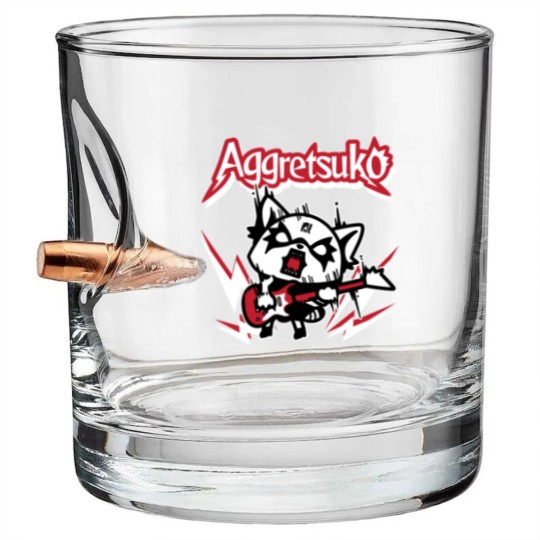 Discover Aggretsuko Rocker Rage Bullet Whiskey Glasses Bullet Whiskey Glasses Bullet Whiskey Glasses