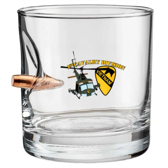 Discover 1st Cavalry Division - Vietnam - 1st Cavalry Division - Bullet Whiskey Glasses