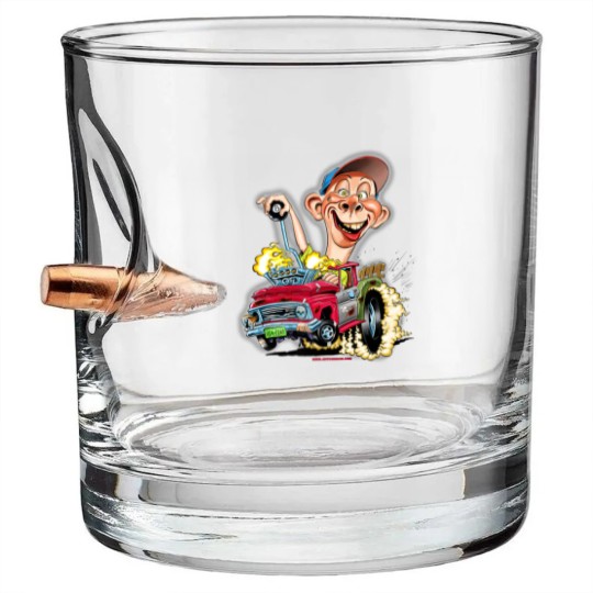 Discover Bubba J Hot Rod Pick Up Truck Bullet Whiskey Glasses