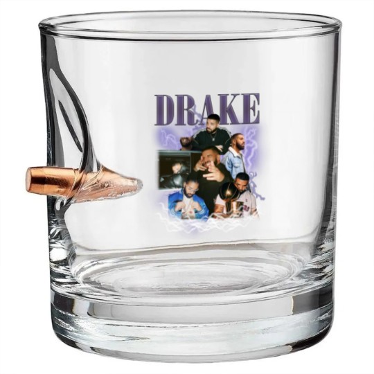 Discover Drake Albums Bullet Whiskey Glasses, Drake Graphic Bullet Whiskey Glasses