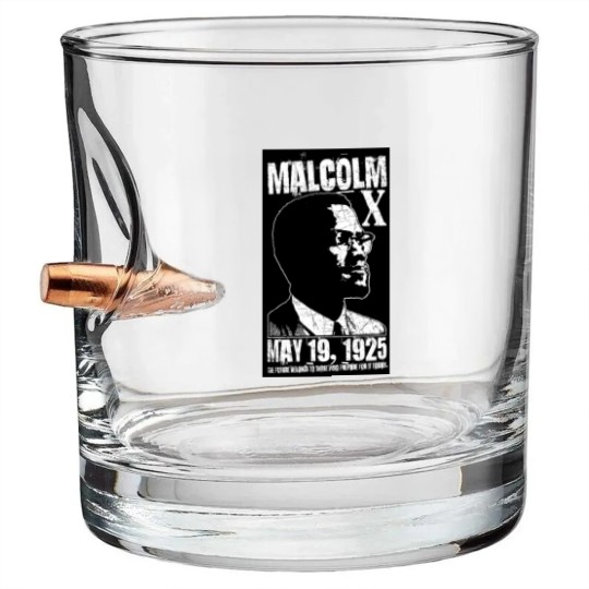 Discover Malcolm X Anniversary Bullet Whiskey Glasses/