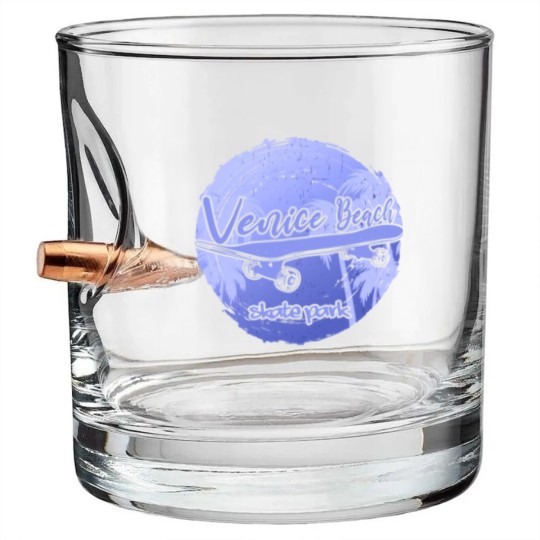 Discover Venice Beach Skatepark Bullet Whiskey Glasses