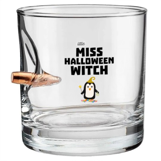 Discover Miss Halloween Witch Penguin gift Bullet Whiskey Glasses