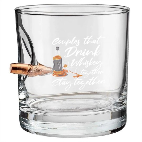 Discover Whiskey Couple Matching Bullet Whiskey Glasses