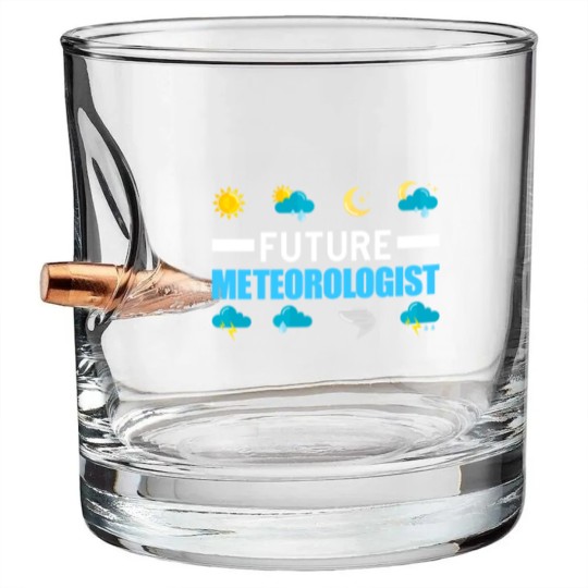 Discover Future Meteorologist Children Weather Forecaster Bullet Whiskey Glasses