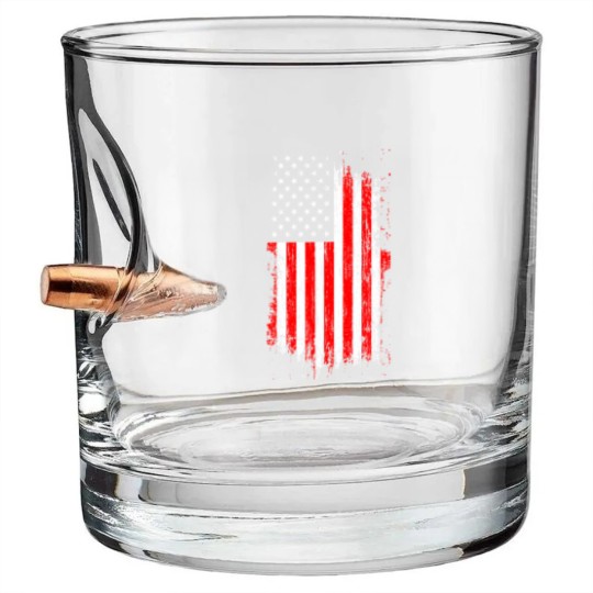 Discover American flag Bullet Whiskey Glasses